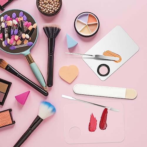 5-Piece Korean Makeup Spatula Set with Palette