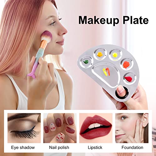 Makeup Mixing Palette Set, Stainless Steel, for Artists
