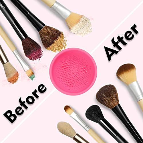 Portable Electric Makeup Brush Cleaner Spinner - Black
