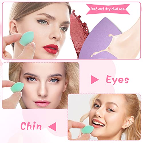 40pcs Mini Makeup Sponge Set in Multi Colors