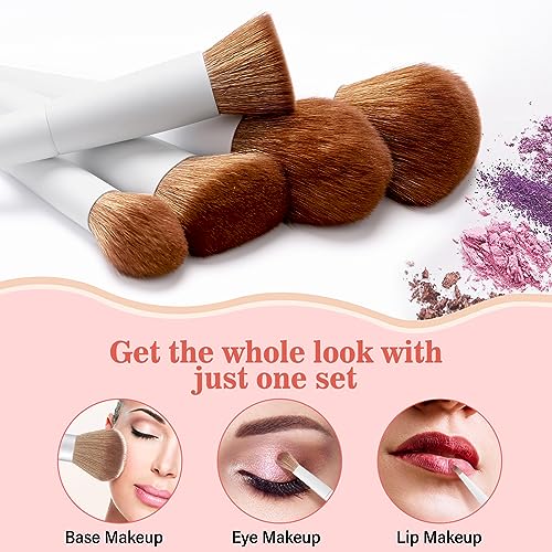 LUXBRU Makeup Brush Set with 20PCs Kit & Case