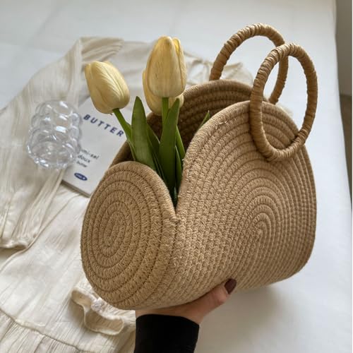 Women's Straw Beach Tote Bag - Perfect for Summer