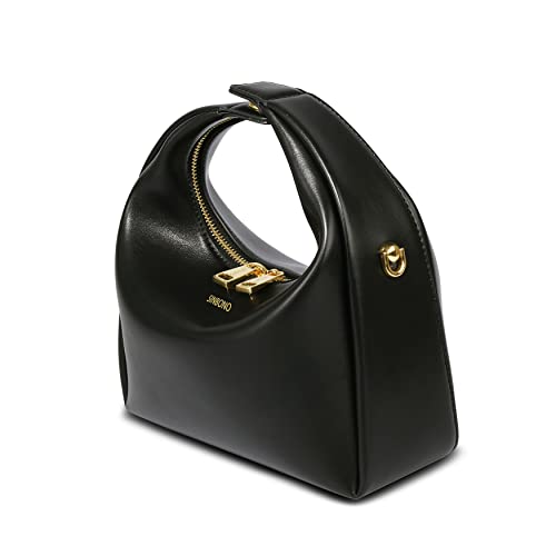 SINBONO Vienna Women's Black Vegan Leather Shoulder Crossbody