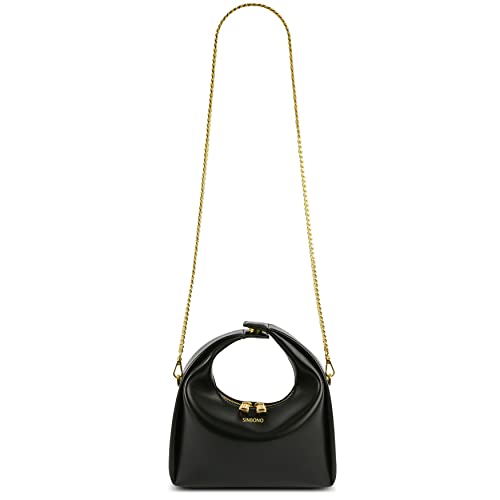 SINBONO Vienna Women's Black Vegan Leather Shoulder Crossbody