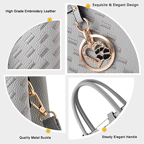 COCIFER Women's Fashion Leather Top Handle Satchel Bags