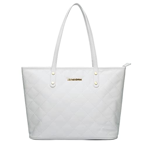 Quilted Montana West Women's Tote Shoulder Bag Large