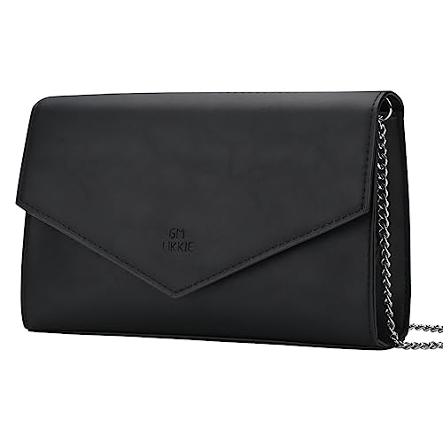 Black GM LIKKIE Clutch Purse for Women, Evening