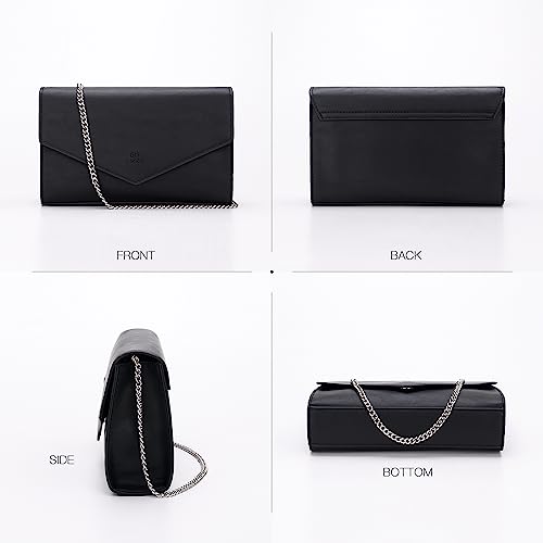 Black GM LIKKIE Clutch Purse for Women, Evening