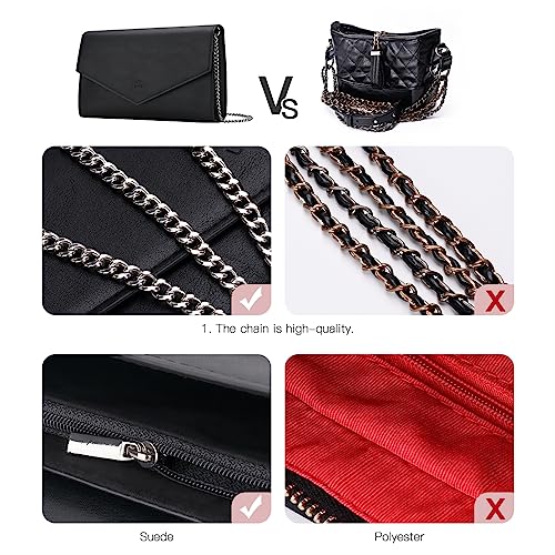 Black GM LIKKIE Clutch Purse for Women, Evening