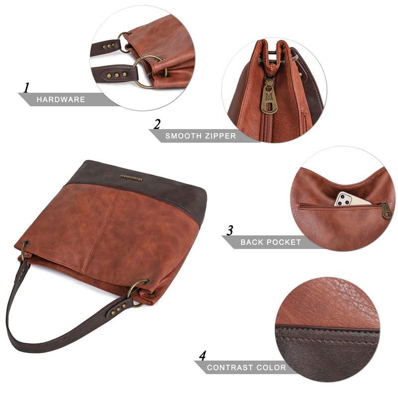 Montana West Women's Top Handle Shoulder Satchel Tote