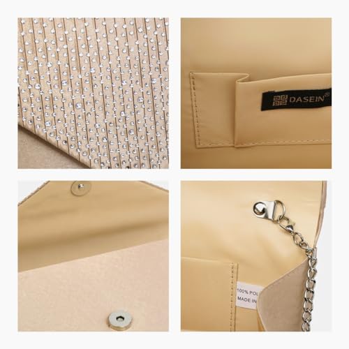 Frosted Satin Evening Clutch for Party Prom Wedding