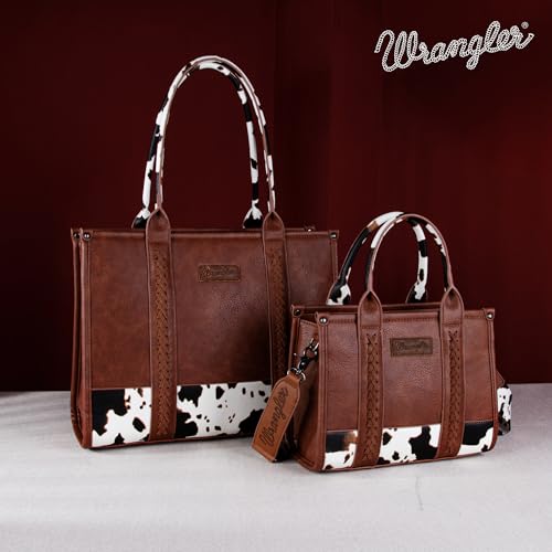 Vintage Wrangler Tote: Satchel Handbag with Detachable Strap
