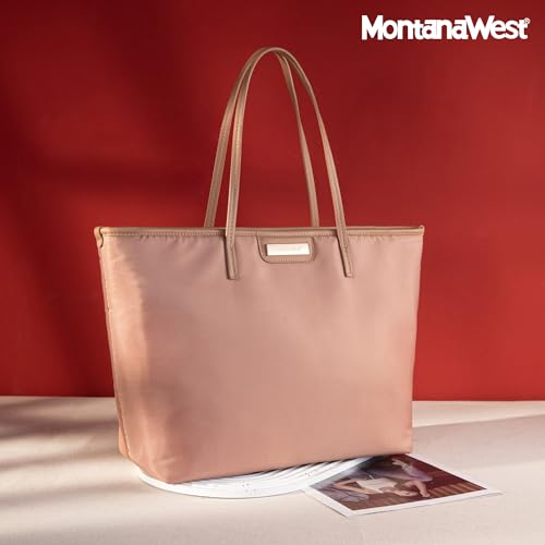 Waterproof Nylon Tote Handbag for Women at Montana West
