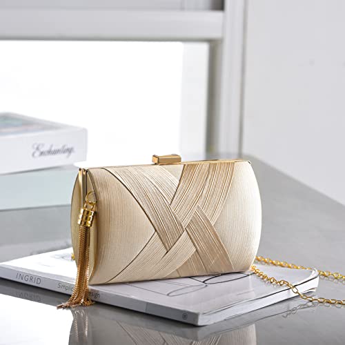 YAPAIOU Tassel Evening Clutch Bag for Women