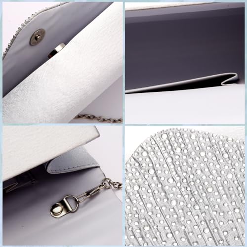 Rhinestone Evening Clutch Bag for Wedding Party
