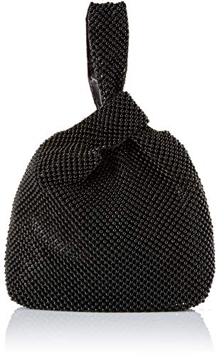 Jessica McClintock Logan Mesh Pouch Evening Bag Black