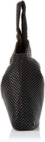 Jessica McClintock Logan Mesh Pouch Evening Bag Black