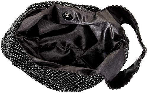 Jessica McClintock Logan Mesh Pouch Evening Bag Black