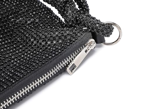 YUWITA Rhinestone Evening Bag Sparkly Mini Handbag