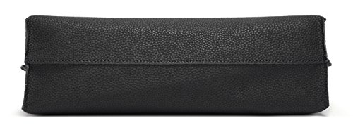 Dreubea Women's Big Capacity Black Tassel Handbag