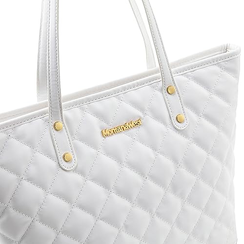 Quilted Montana West Women's Tote Shoulder Bag Large