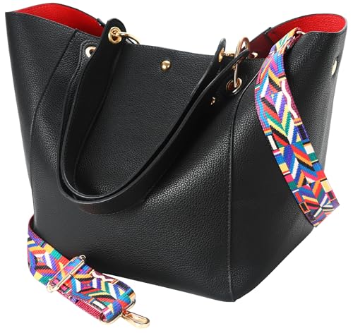 Women's Large Capacity Waterproof Leather Work Tote Bag