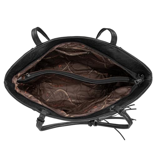 Montana West Large Tote Shoulder Handbags, MWW37-8317ABK