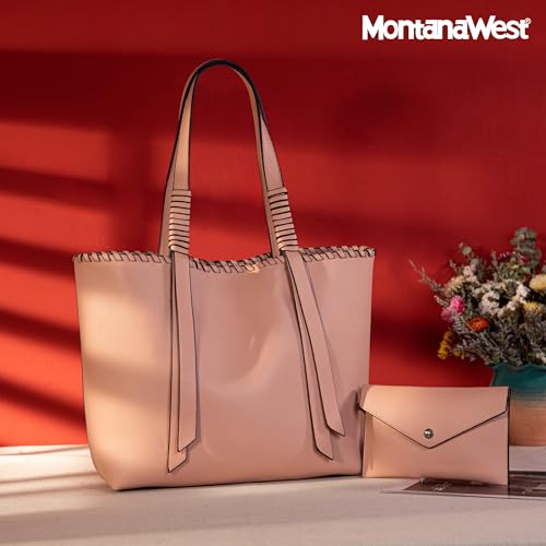 Montana West tote bag with matching wallet set