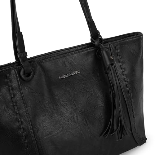 Montana West Large Tote Shoulder Handbags, MWW37-8317ABK