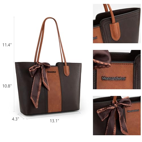 Montana West Women's Top Handle Oversized Shoulder Handbag