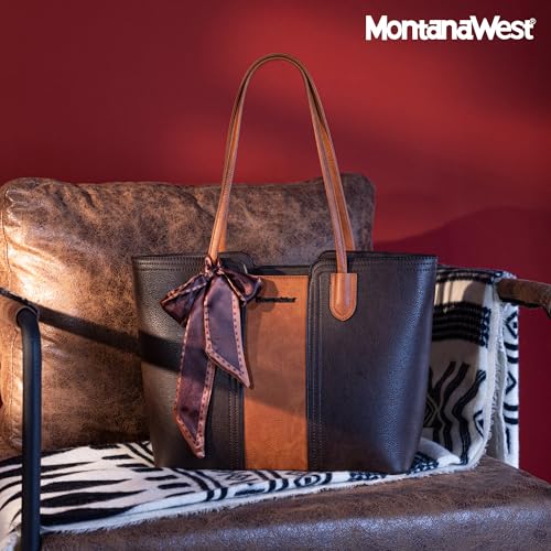 Montana West Women's Top Handle Oversized Shoulder Handbag