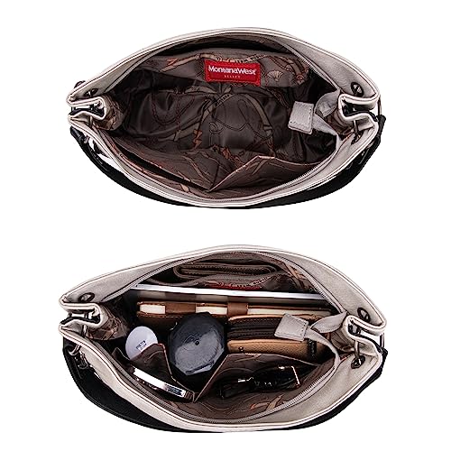 Elegant Montana West Leather Hobo Handbag for Women