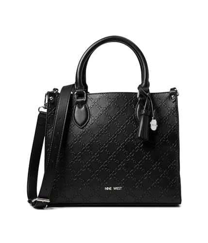 Nine West Chelsay Black Satchel
