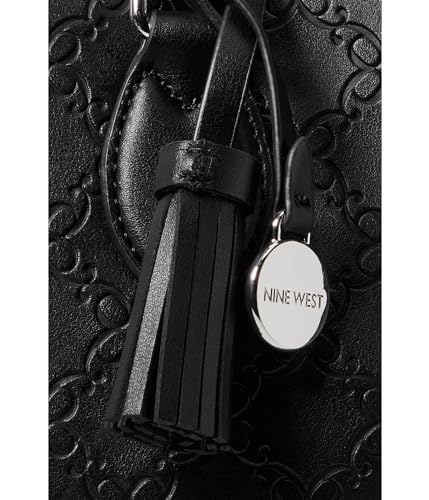 Nine West Chelsay Black Satchel