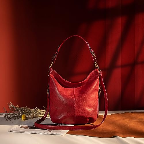 Montana West Bucket Bag Shoulder Handbag Women MWC-190RD