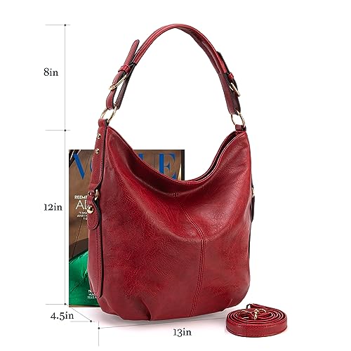 Montana West Bucket Bag Shoulder Handbag Women MWC-190RD