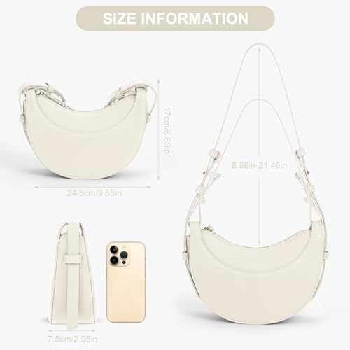 Stylish Crescent Shoulder Saddle Bag for Women