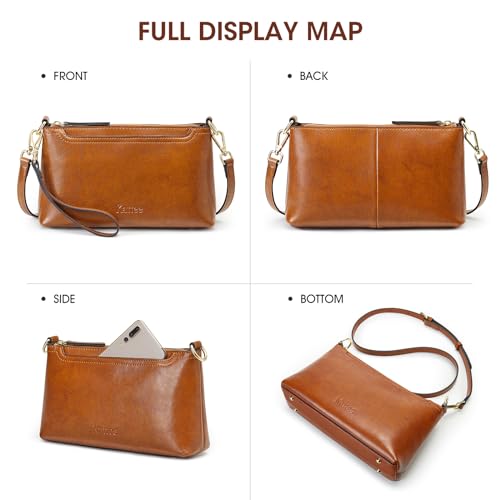 Kattee Leather Crossbody and Shoulder Purses for Women