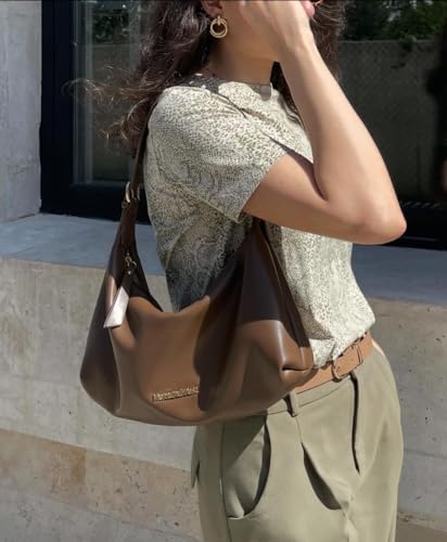 Women's Trendy Montana West Leather Shoulder Hobo Bag