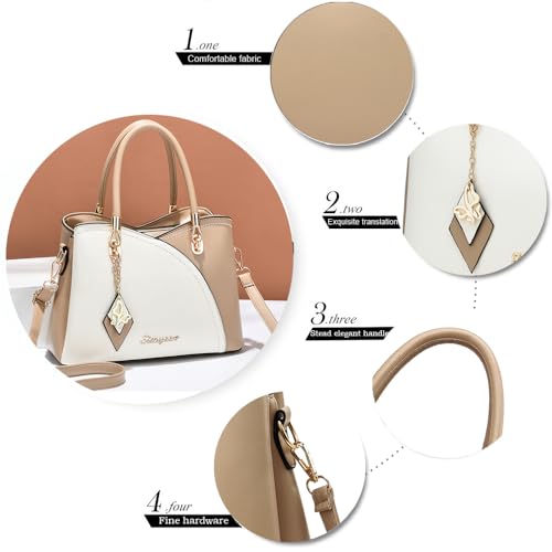 SiMYEER Top Handle Satchel Shoulder Tote Bag