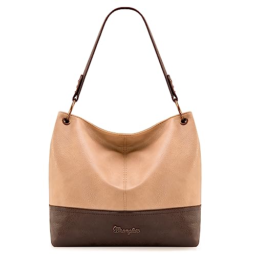 Women's Leather Wrangler Hobo Shoulder Bag Tote