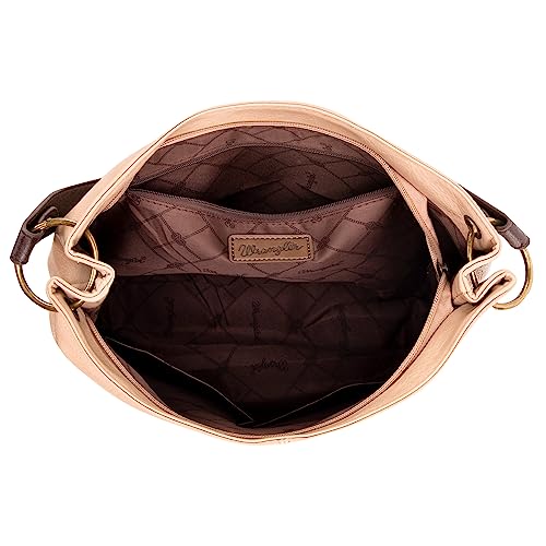 Women's Leather Wrangler Hobo Shoulder Bag Tote