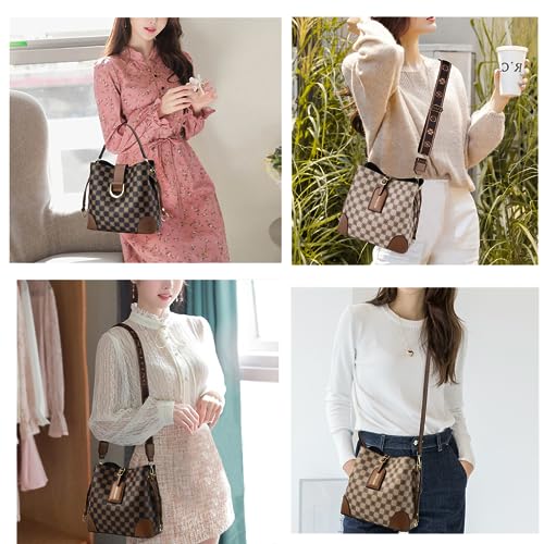 PHEVOS Women's Fashion Tote Bag in Coffee Color