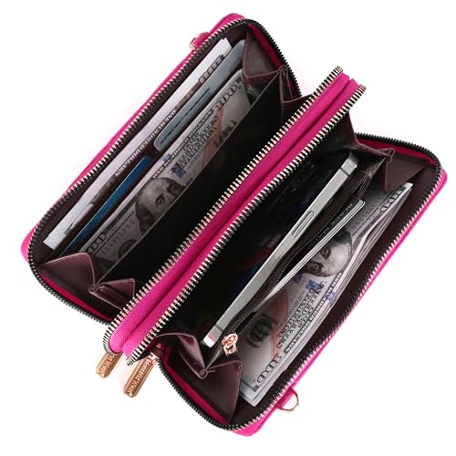 Montana West Women's Crossbody Wallet Wristlet Clutch Bag