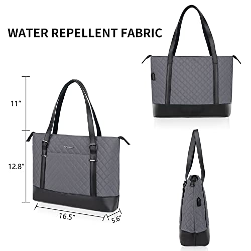 KROSER Laptop Tote Bag for Women - 15.6 Inch