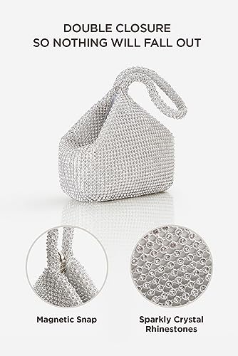 Babeyond Rhinestone Clutch for 1920s Party Wedding