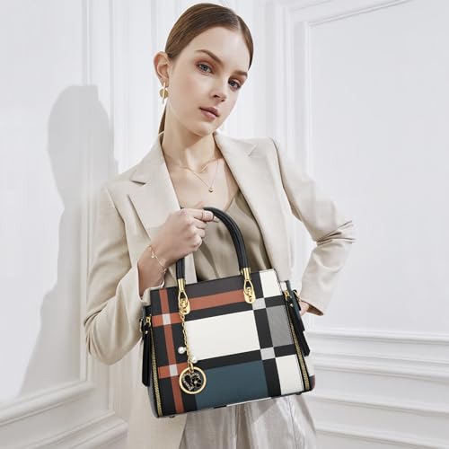 KKXIU Stylish Women's Vegan Leather Crossbody Bag
