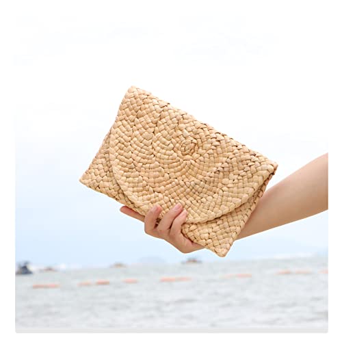 Straw Envelope Clutch Bags for Women