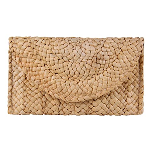 Straw Envelope Clutch Bags for Women