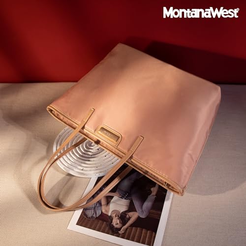 Waterproof Nylon Tote Handbag for Women at Montana West